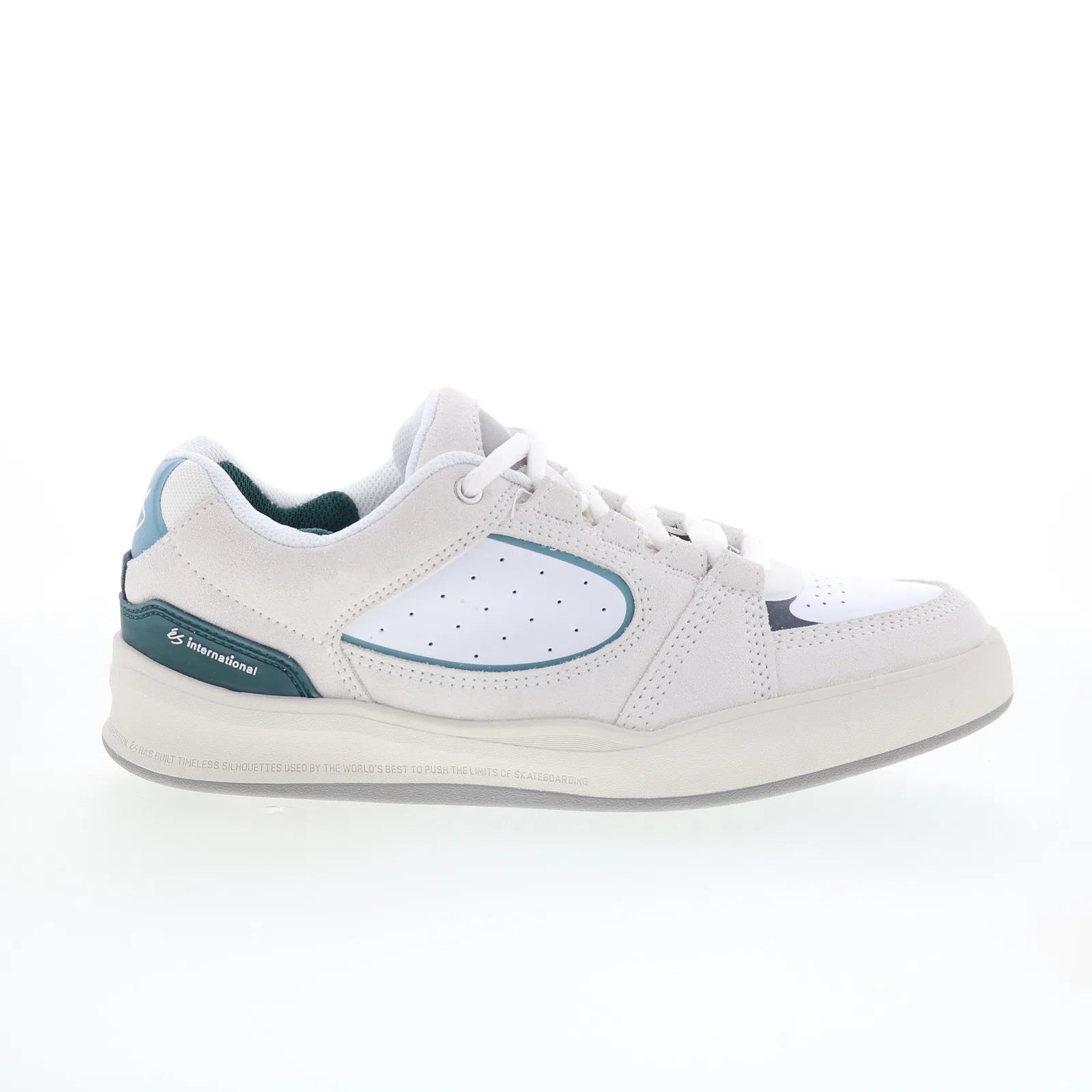 5101000214050_accel_fit_light_grey_01_eb189f4e-b450-4b77-984f-35ecb6a92439 ES Accel Fit 5101000214050 Mens Gray Leather Skate Inspired Sneakers Shoes - Image 1