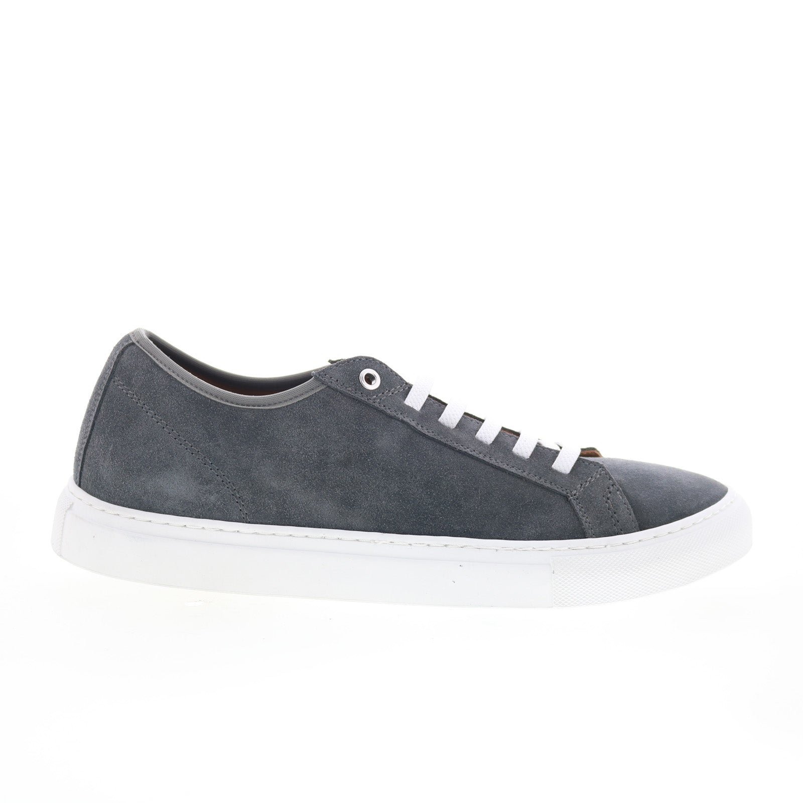 Julius_Shark_01_0516256c-9499-4397-b189-adc0097c527f Pastori by Di Bianco Julius Mens Gray Suede Lace Up Lifestyle Sneakers Shoes - Image 1