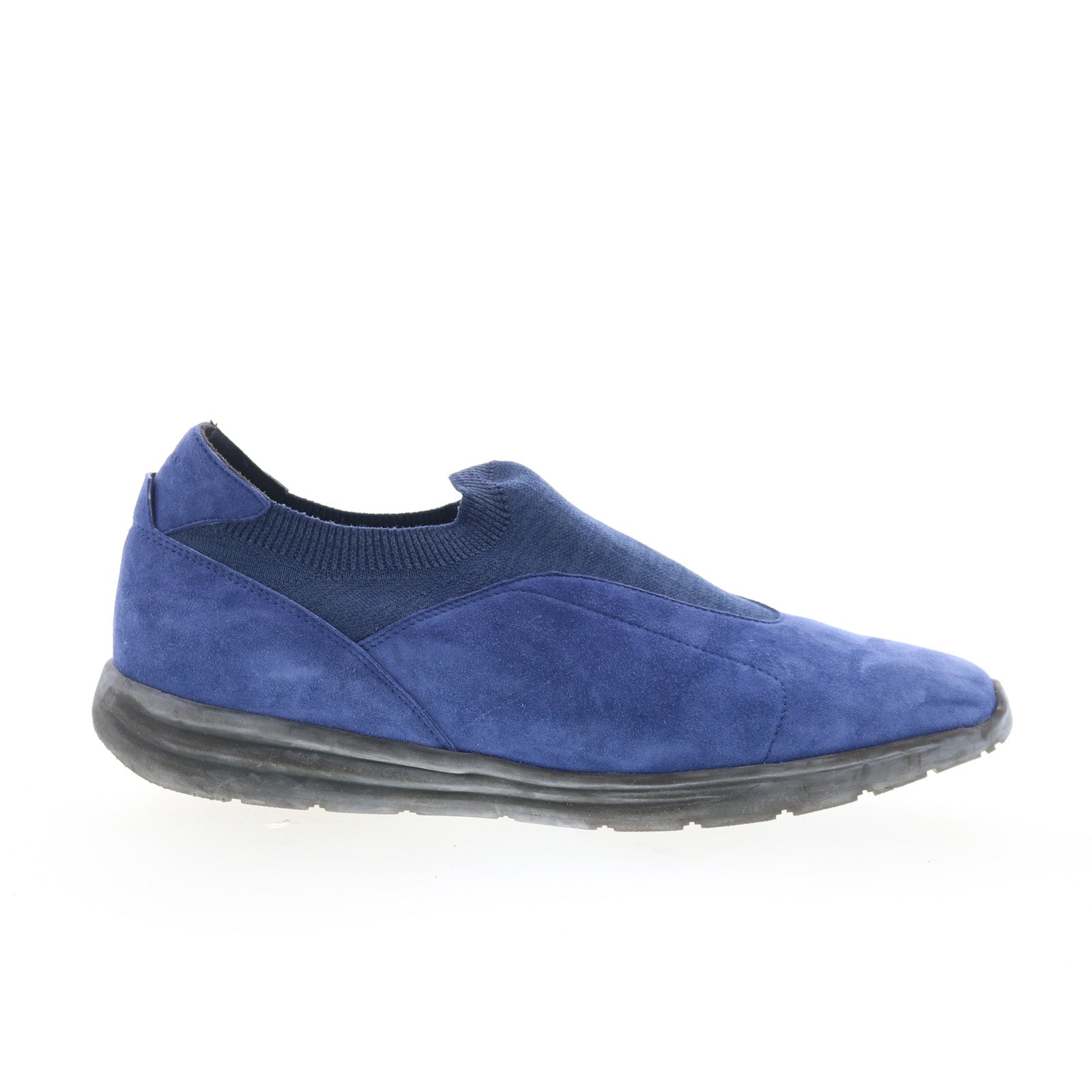 Macerata_Navy_Pacifico_01_a3134e53-2267-4bae-8b08-faf2374aac64 Di Bianco Macerata Mens Blue Suede Slip On Lifestyle Sneakers Shoes - Image 1