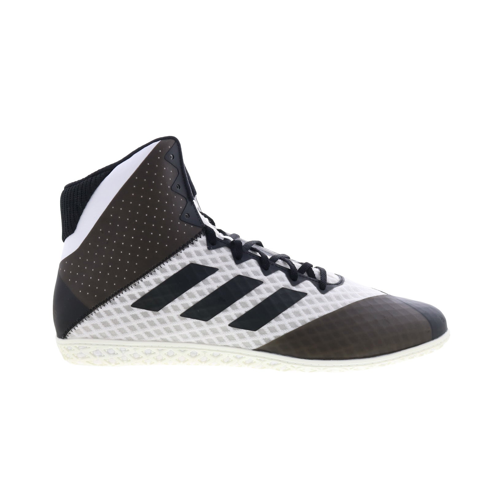 ac6974_mat_wizard_4_ftwwht_cblack_cblack-img4_reshoot_01 Adidas Mat Wizard 4 AC6974 Mens White Canvas Lace Up Athletic Wrestling Shoes - Image 1