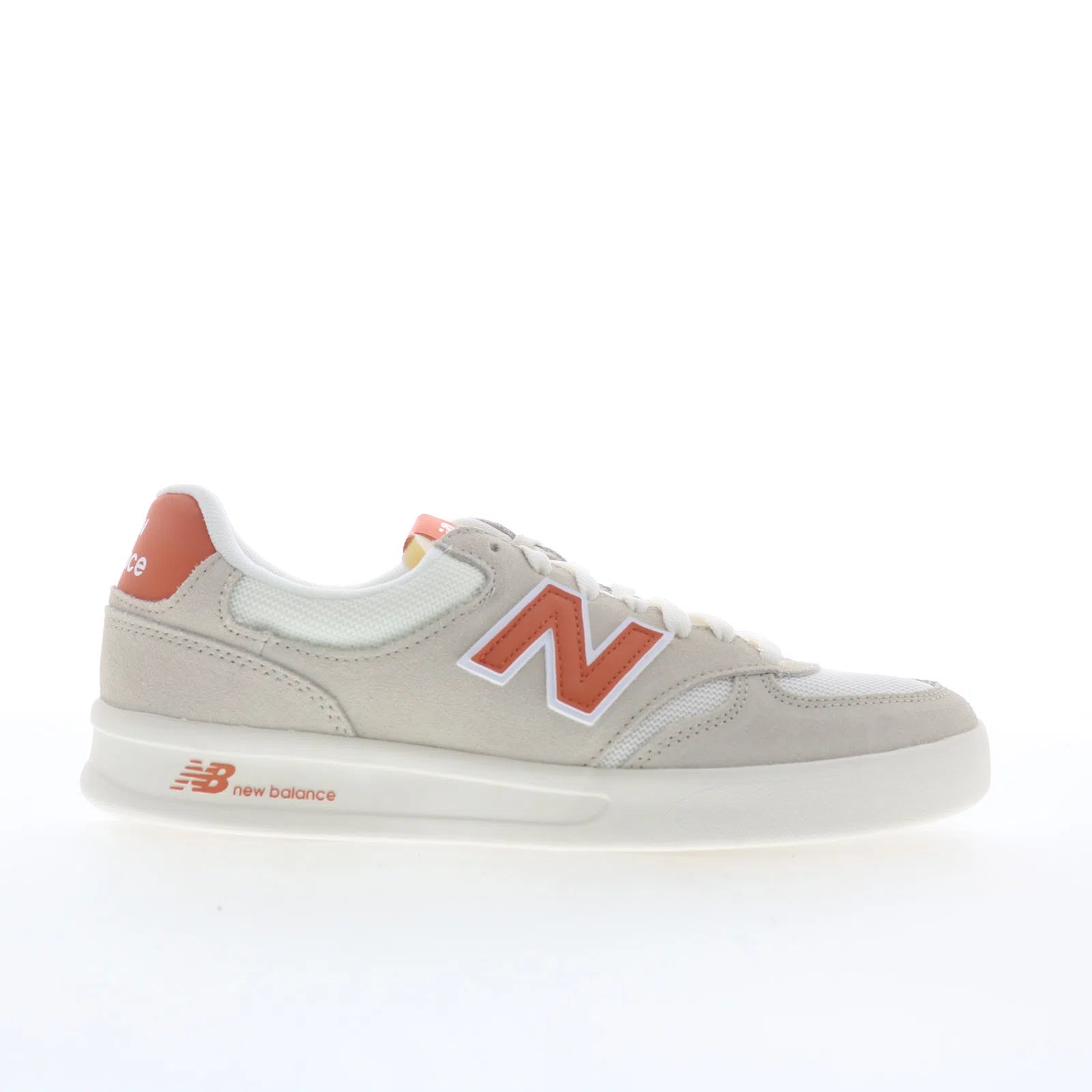 ct300na3_ct300_white_white_01 New Balance CT300 CT300NA3 Mens Beige Suede Lifestyle Sneakers Shoes - Image 1