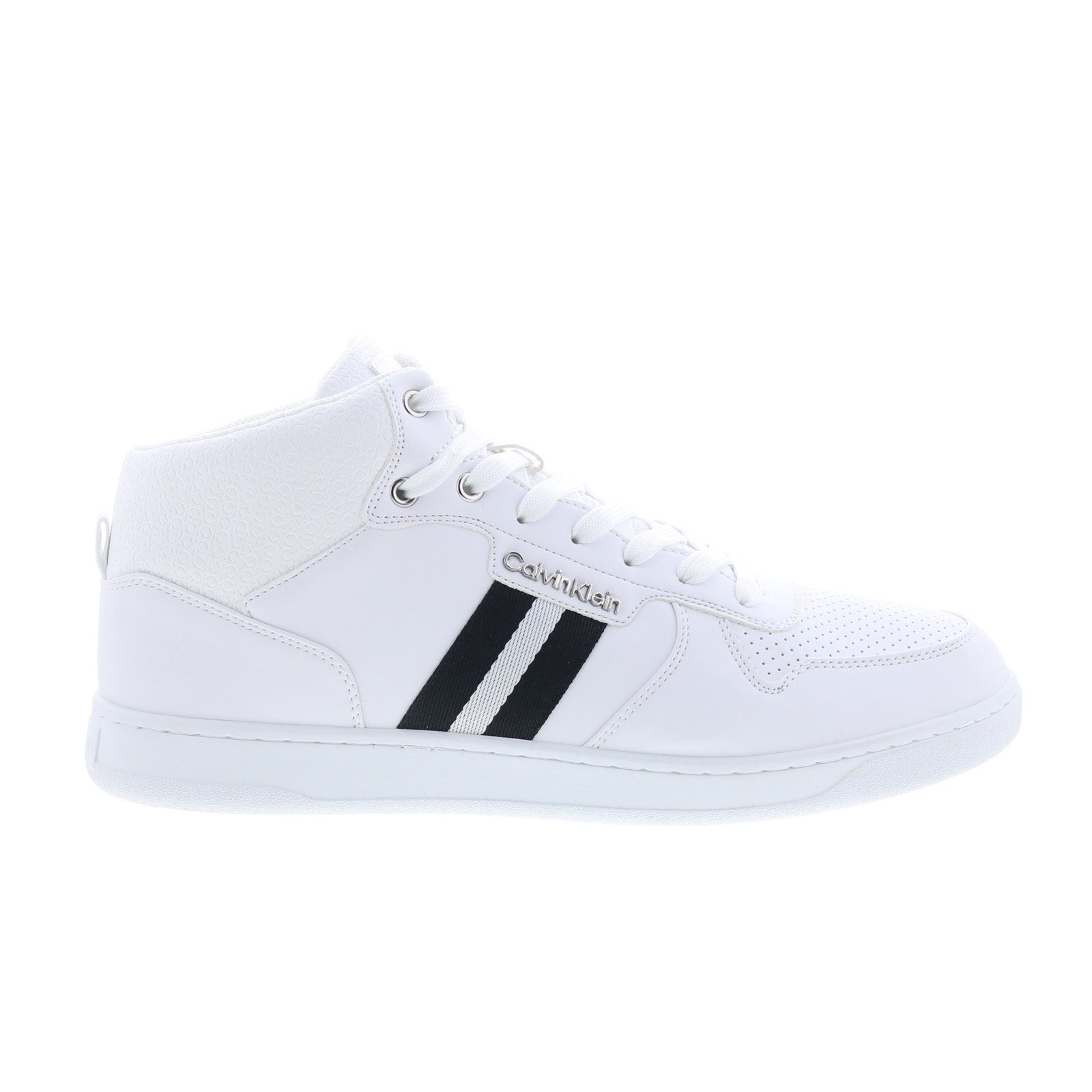 garron_white-img4_reshoot_01 Calvin Klein Garron CMGARRON Mens White Synthetic Lifestyle Sneakers Shoes - Image 1