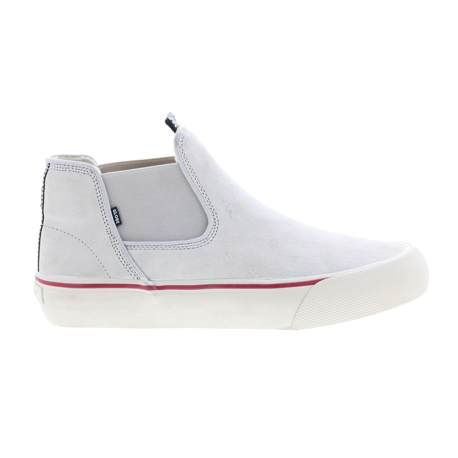 gbdover_dover_london_grey_gillette_reshoot_01_63ebf34a-7fac-45e0-8d2d-92f4447b106b Globe Dover GBDOVER Mens Gray Leather Slip On Skate Inspired Sneakers Shoes - Image 1