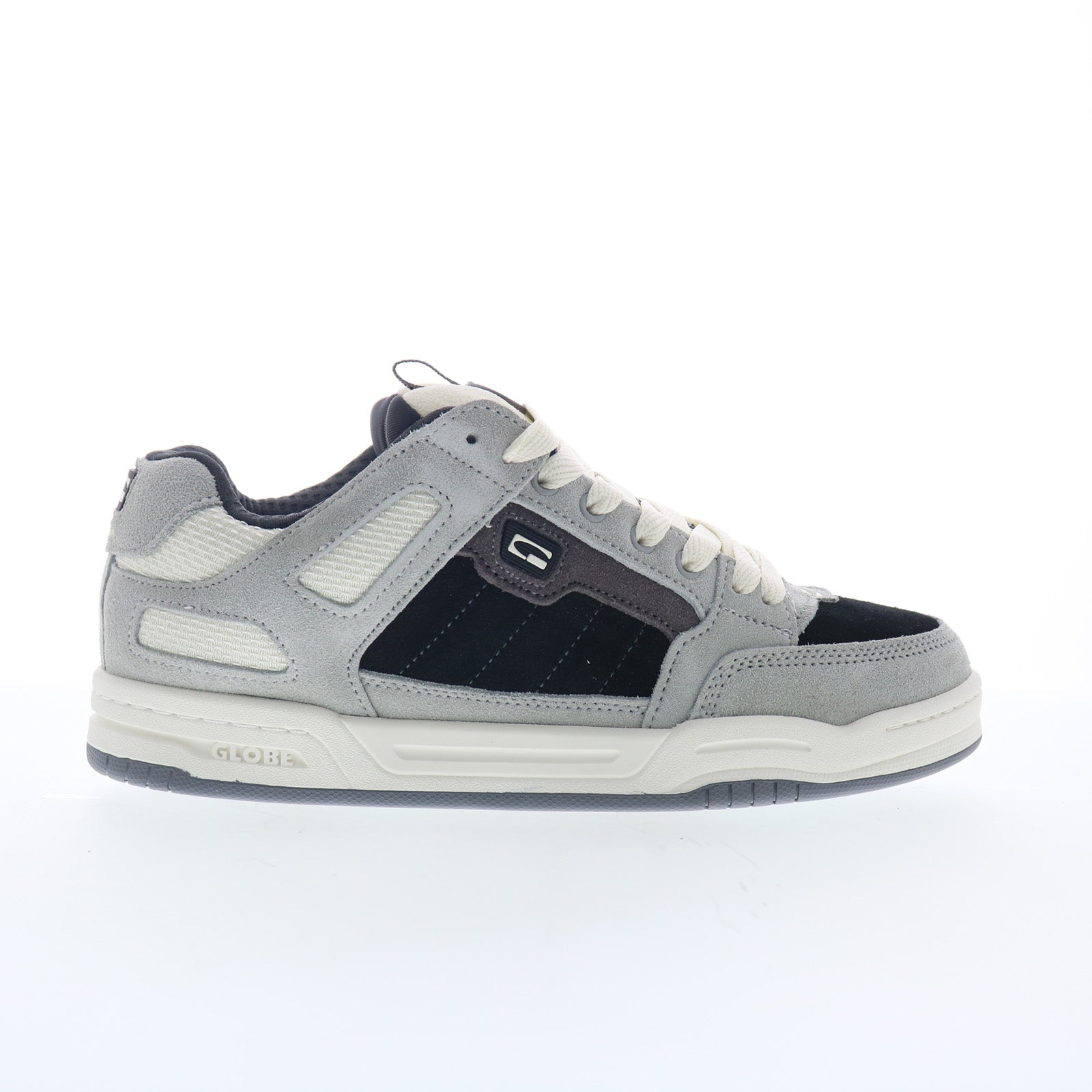 gbtiltpr_tilt_prime_grey_01_234ecfc9-637d-4097-85b1-dc334de6b01c Globe Tilt Prime GBTILTPR Mens Gray Suede Skate Inspired Sneakers Shoes - Image 1