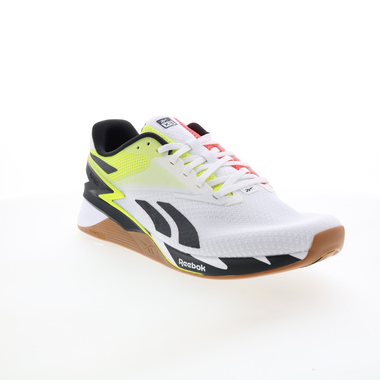 Reebok Nano X3 Mens White Synthetic Lace Up Athletic Cross Training Shoes - Image 2