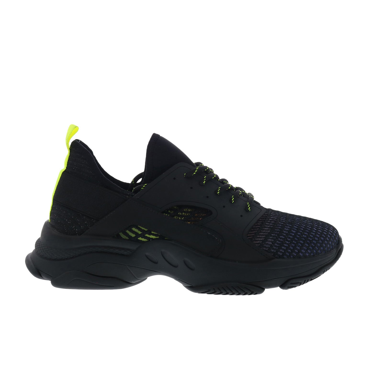 isles2_black_multi-img4_reshoot_01_bac0855f-156b-4a38-9298-63f114c61542 Steve Madden Isles2 ISLE02M1 Mens Black Canvas Lifestyle Sneakers Shoes - Image 1