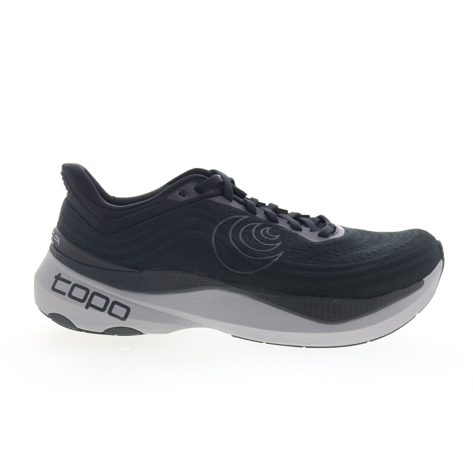 m080_aura_black_charcoal-img4_01_82e7df28-80d8-4e80-b018-1cf6bba976c9 Topo Aura M080 Mens Black Wide Canvas Lace Up Athletic Running Shoes - Image 1
