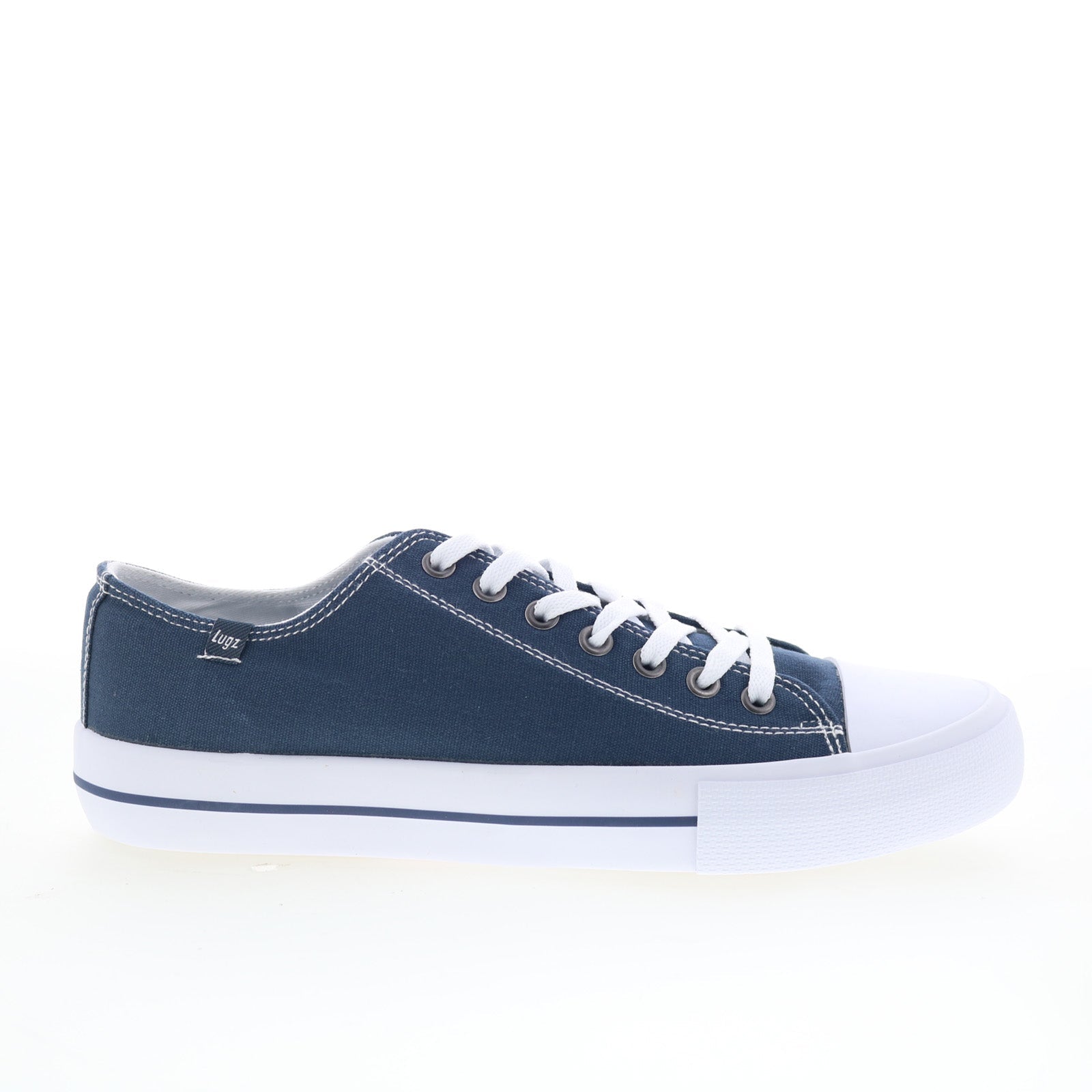 Lugz Stagger LO MSTAGLC-411 Mens Blue Canvas Lifestyle Sneakers Shoes - Image 1