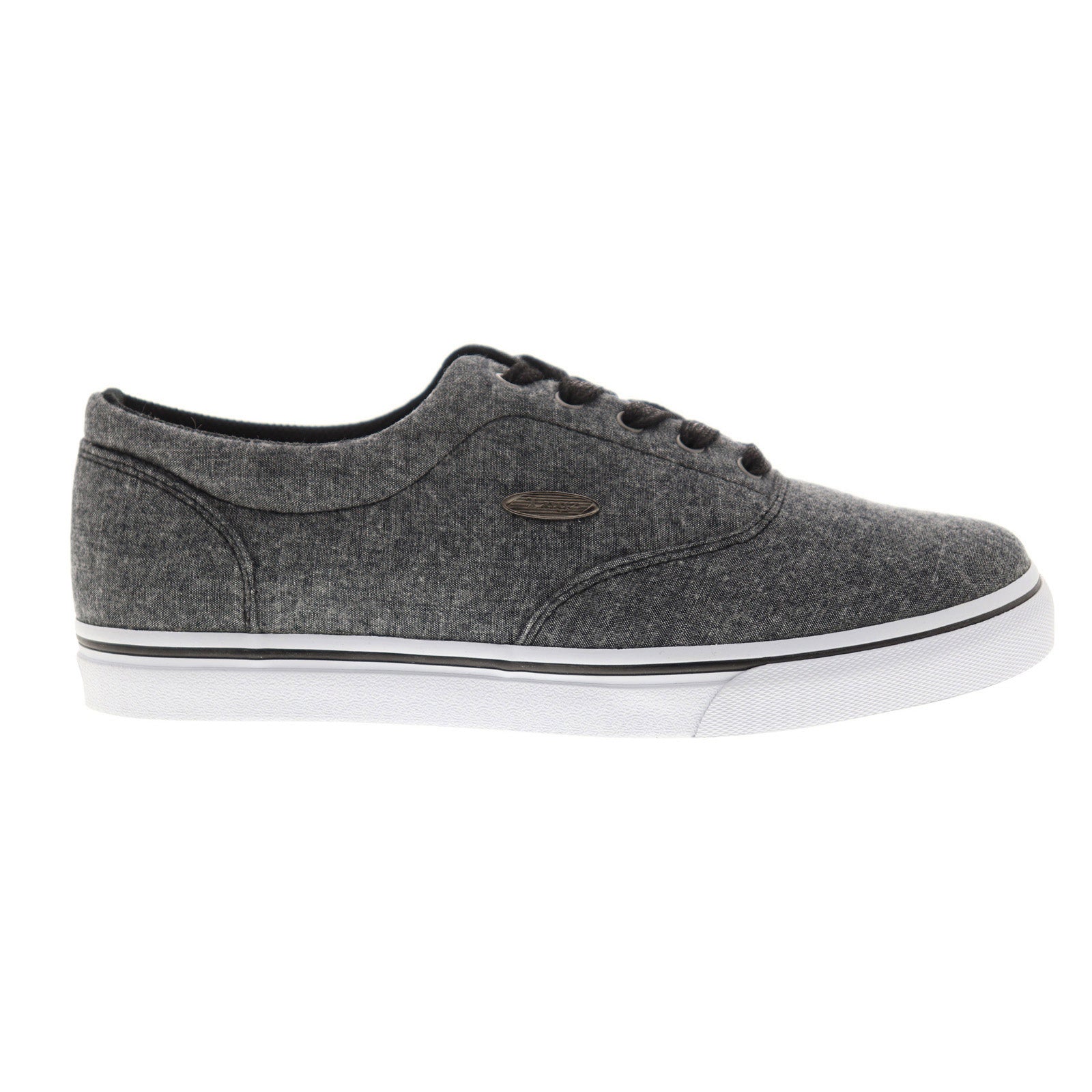 mvetlchc-060_vet_black-white_reshoot_01 Lugz Vet MVETLCHC-060 Mens Gray Canvas Lace Up Lifestyle Sneakers Shoes - Image 1
