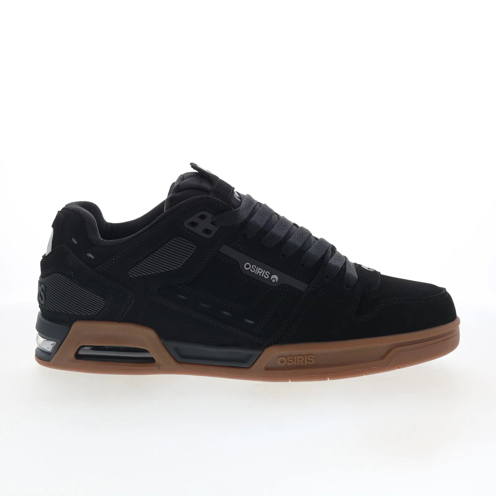 peril_1308-103_black_black_gum_01 Osiris Peril 1308 103 Mens Black Synthetic Skate Inspired Sneakers Shoes - Image 1