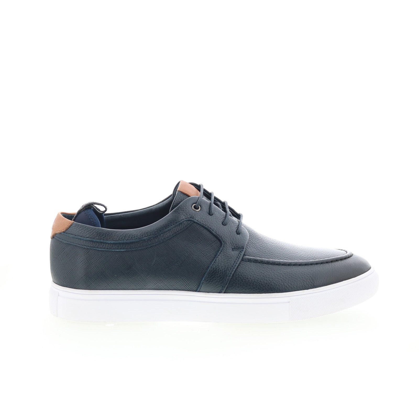 rg5768l_basque_navy-img4_01_6f9f0730-18ff-4104-9054-5a02544c6a16 Robert Graham Basque RG5768L Mens Blue Leather Lifestyle Sneakers Shoes - Image 1
