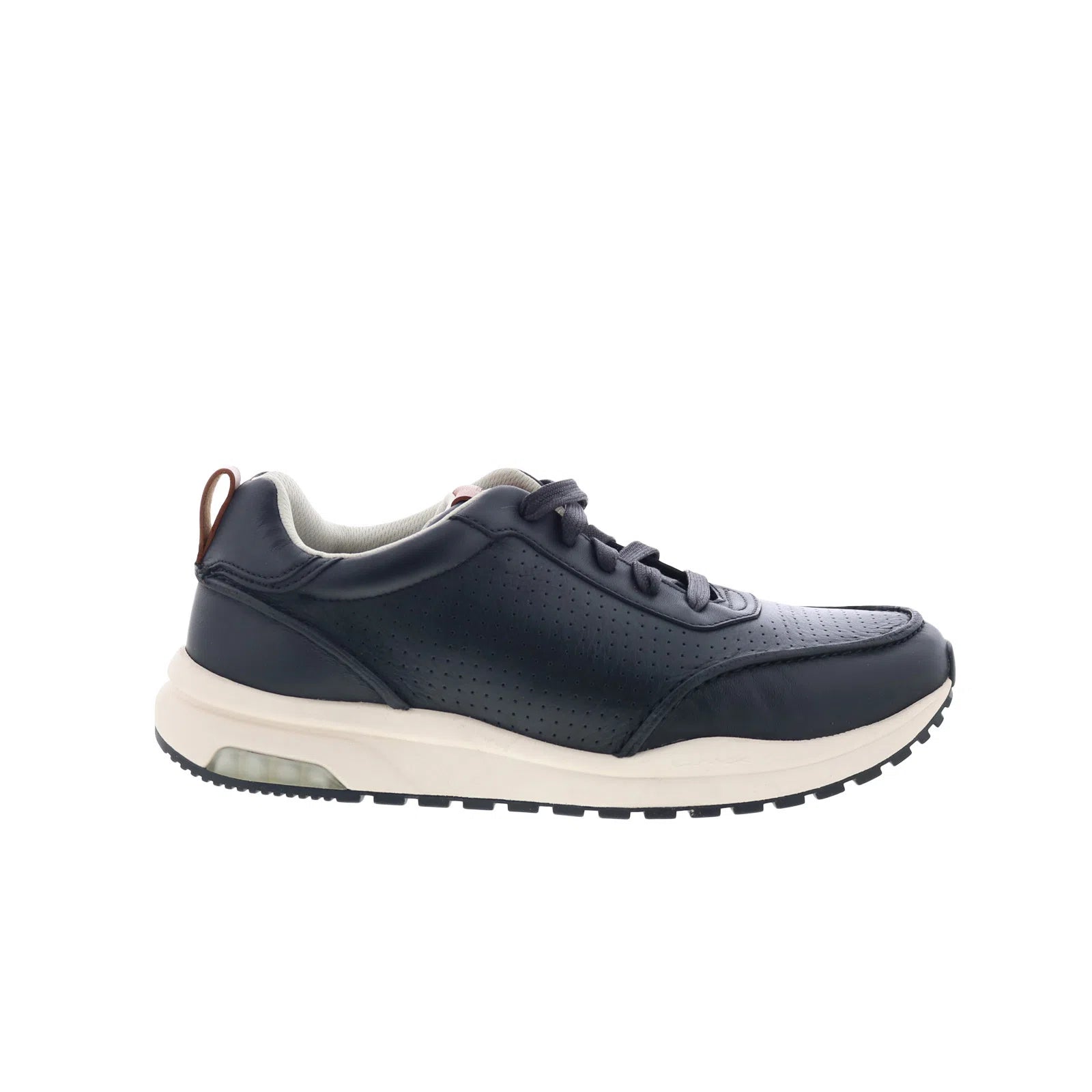 rmdmxbowen_black_reshoot_01 Rockport DMX Bowen Mens Black Wide Leather Lace Up Lifestyle Sneakers Shoes - Image 1