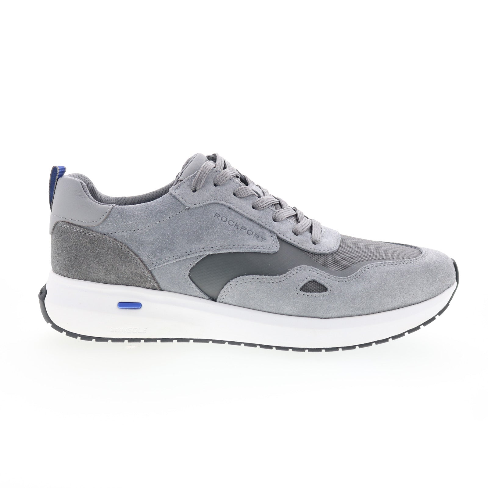 rmtmtilman_medium_gray_01_c16eebd3-cae6-47b3-b2ba-7ee5bb8e8563 Rockport Total Motion Tilman RMTMTILMAN Mens Gray Lifestyle Sneakers Shoes - Image 1