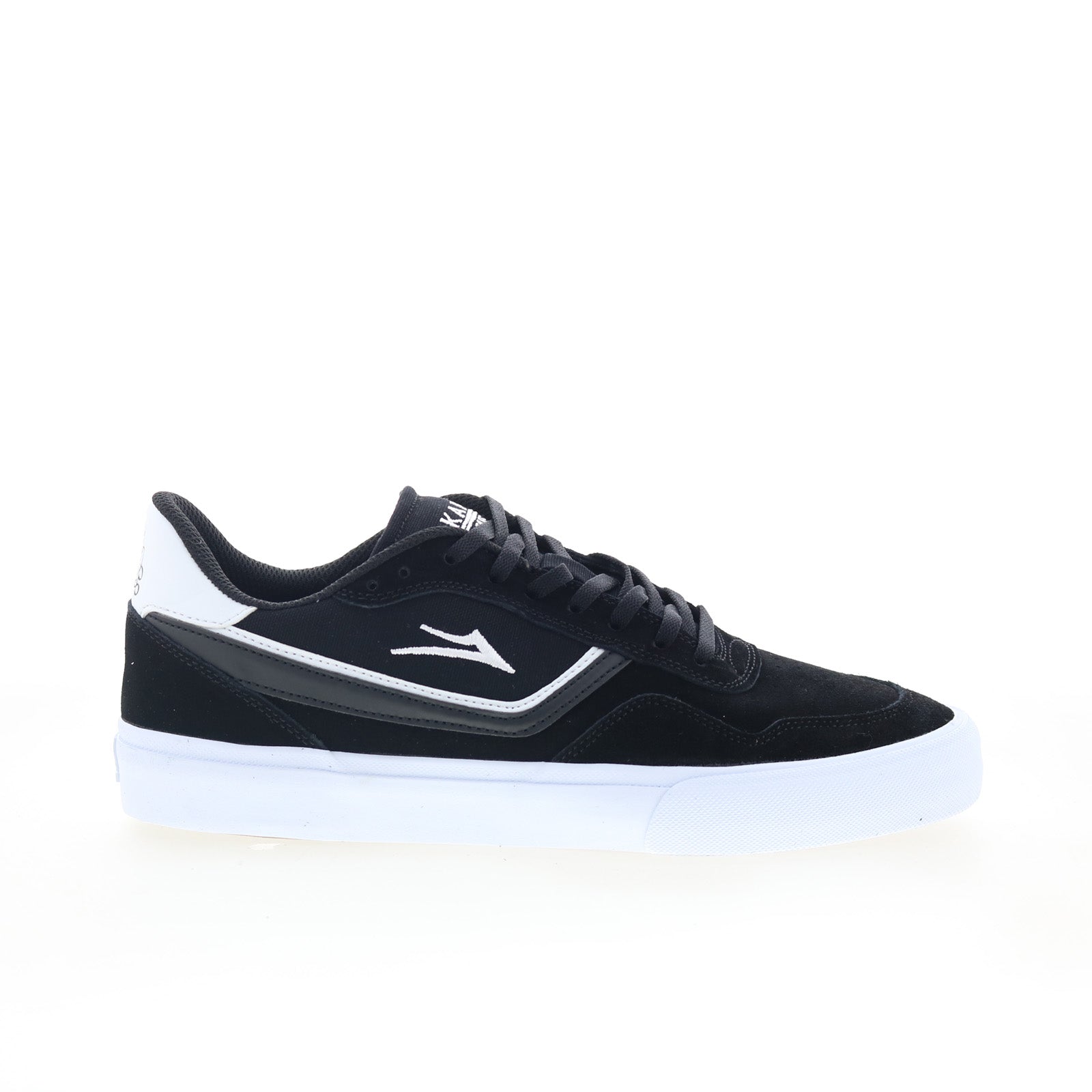 terrace_vulc_black_01_01d4fb4f-6038-447f-934e-b2ce530389b1 Lakai Terrace Vulc Griffin Gass Mens Black Skate Inspired Sneakers Shoes - Image 1