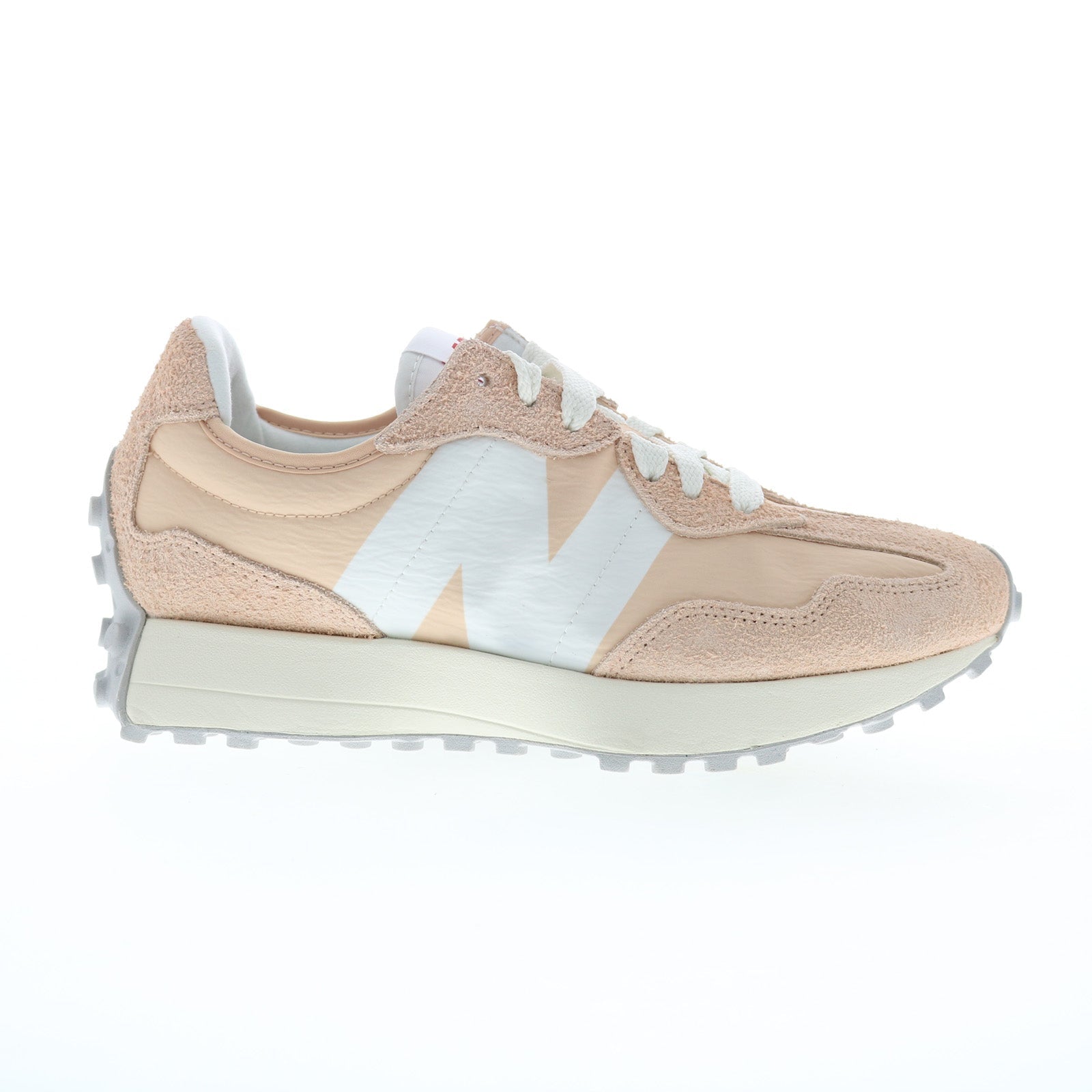 New Balance 327 U327LN Mens Beige Suede Lace Up Lifestyle Sneakers Shoes - Image 1