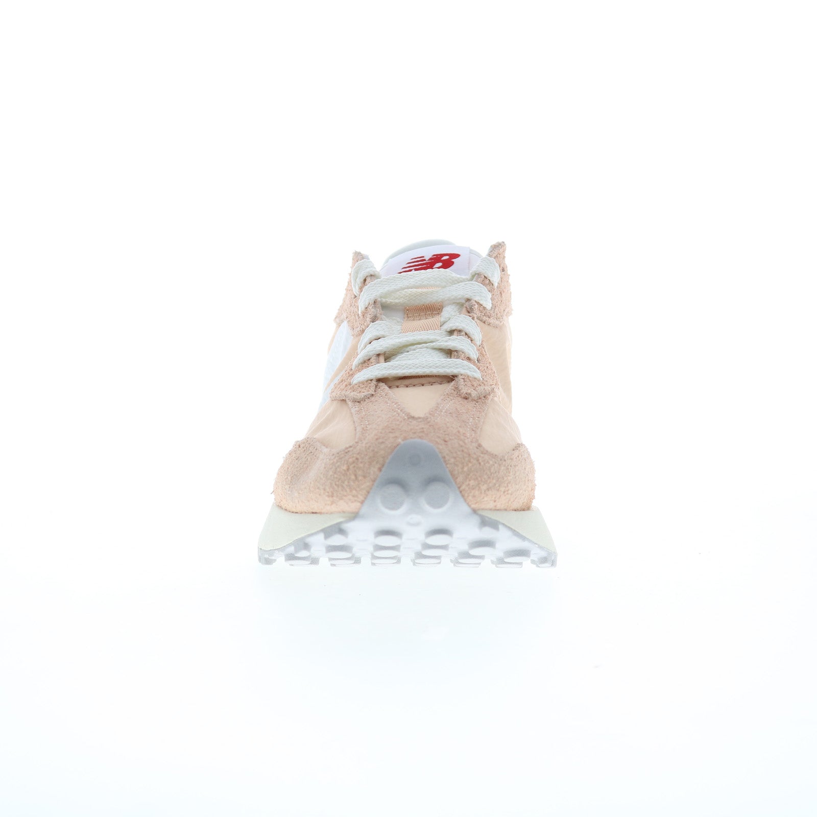 New Balance 327 U327LN Mens Beige Suede Lace Up Lifestyle Sneakers Shoes - Image 3