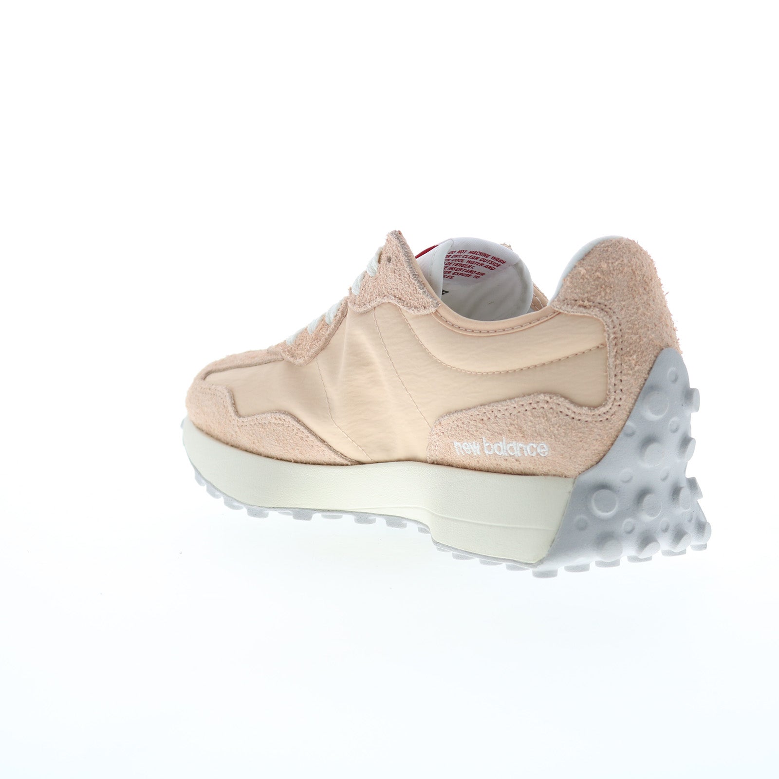 New Balance 327 U327LN Mens Beige Suede Lace Up Lifestyle Sneakers Shoes - Image 6