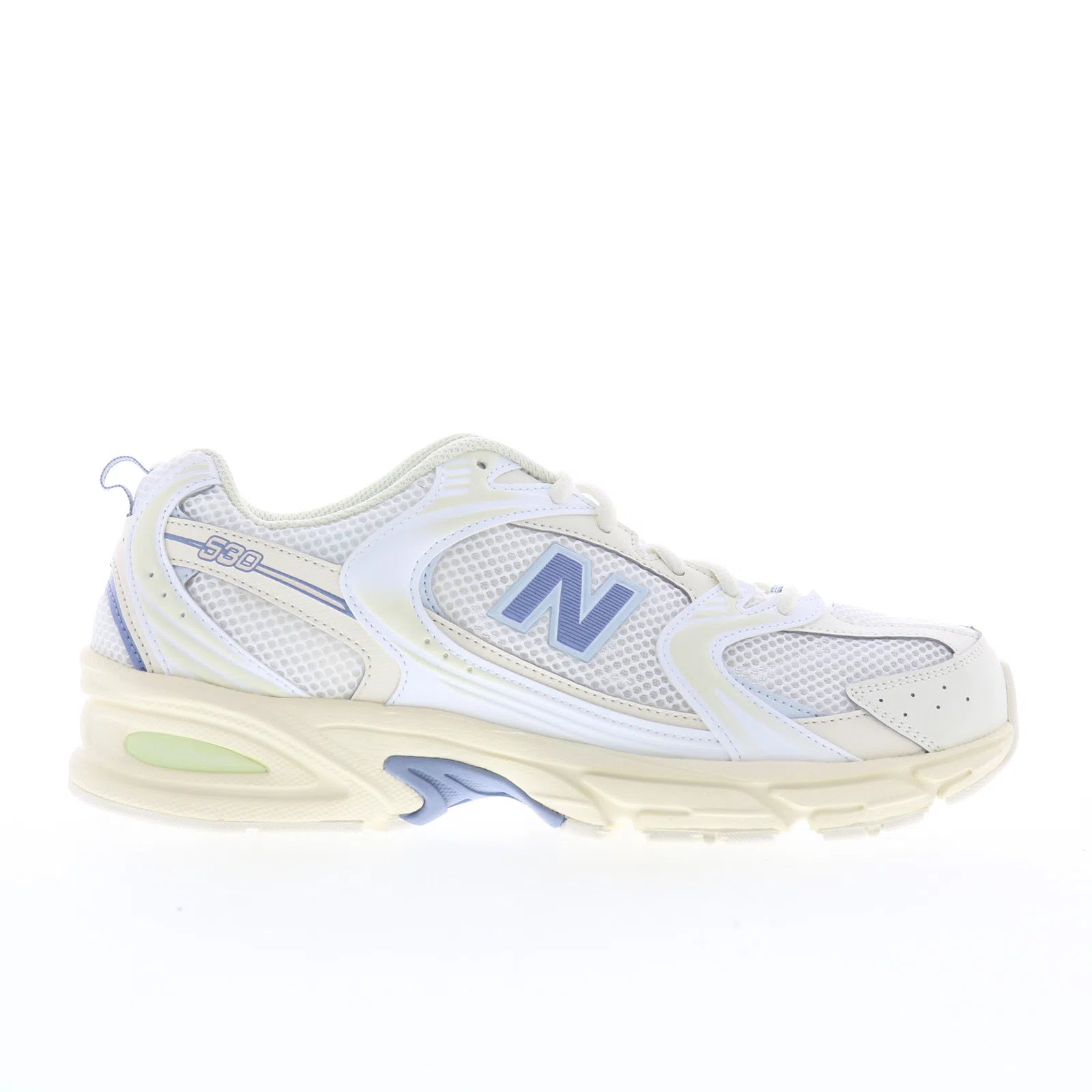 u530nea_530_anogra_01 New Balance 530 U530NEA Mens White Mesh Lace Up Lifestyle Sneakers Shoes - Image 1