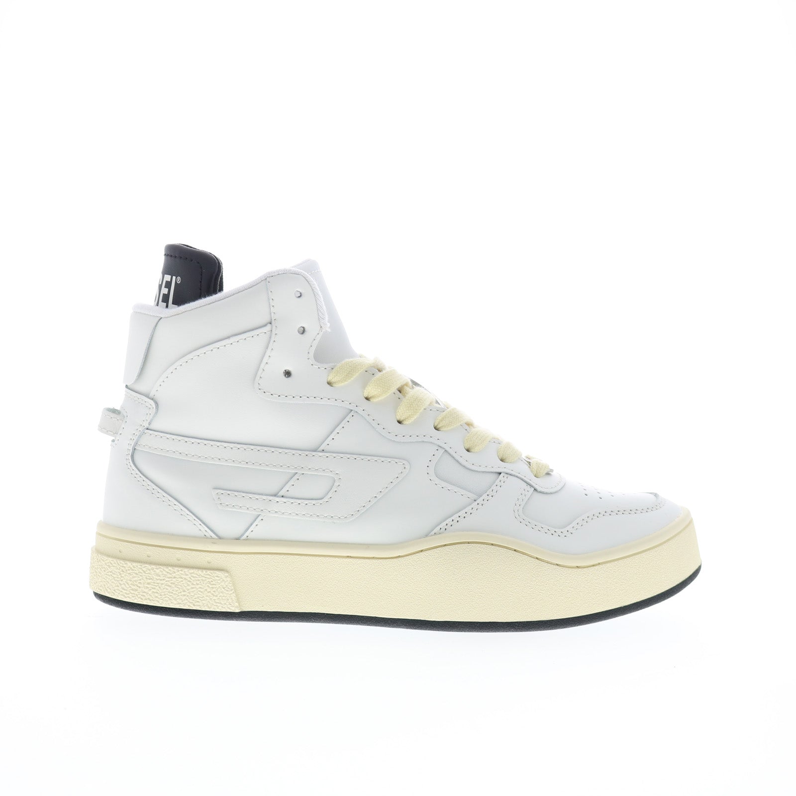 y02675-pr013-t1015_s-ukiyo_mid_star_white_01 Diesel S-Ukiyo Mid Y02675-PR013-T1015 Mens White Lifestyle Sneakers Shoes - Image 1