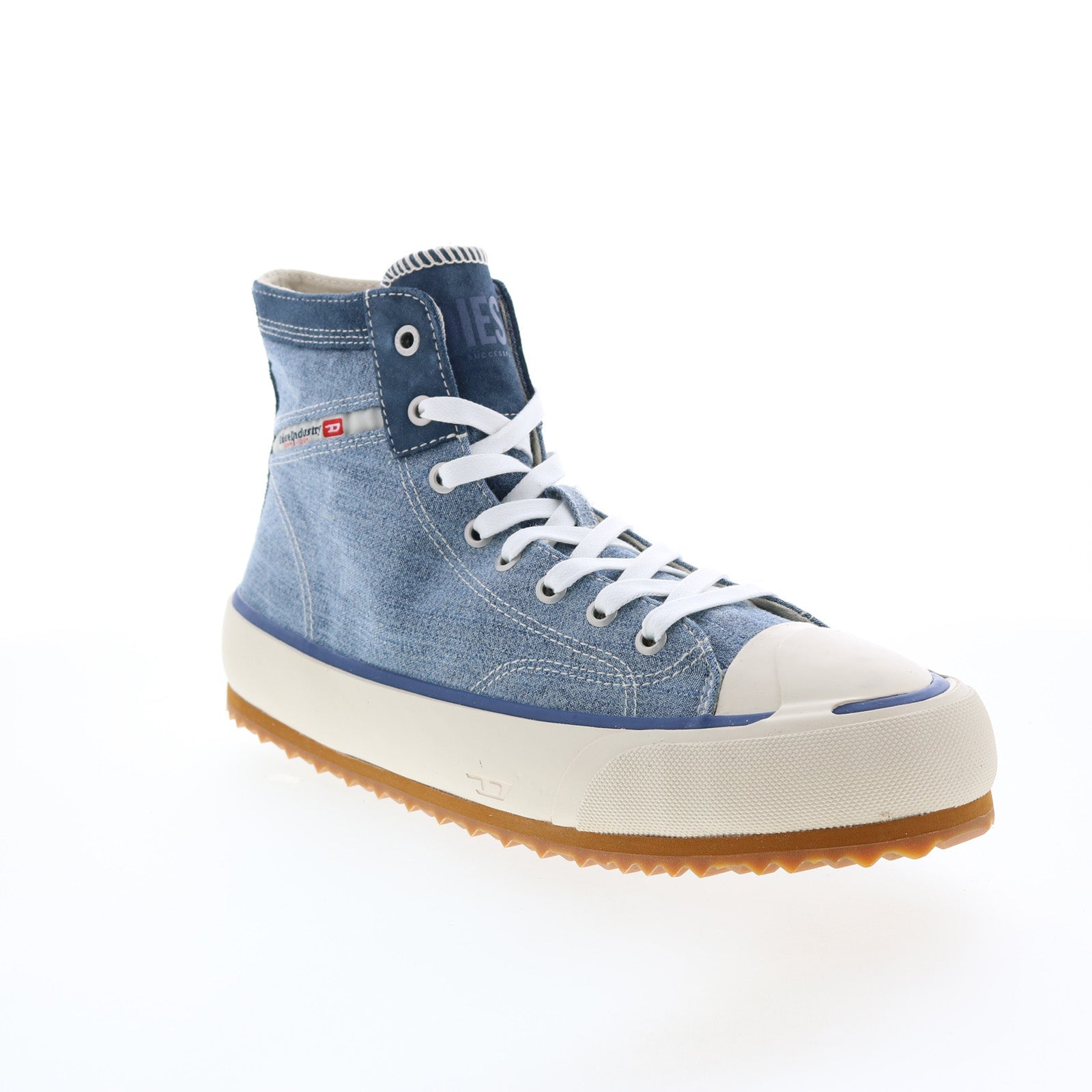 Diesel S-Principia Mid Y02740-P1473-H8955 Mens Blue Lifestyle Sneakers Shoes - Image 2