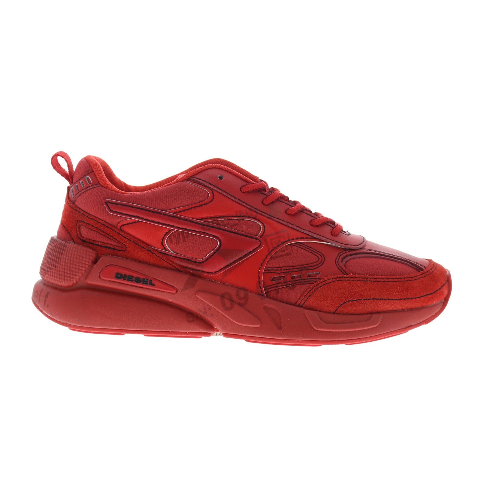 y02868-p4801-t4347_adreline_rush_reshoot_01 Diesel S-Serendipity Sport Mens Red Canvas Lifestyle Sneakers Shoes - Image 1