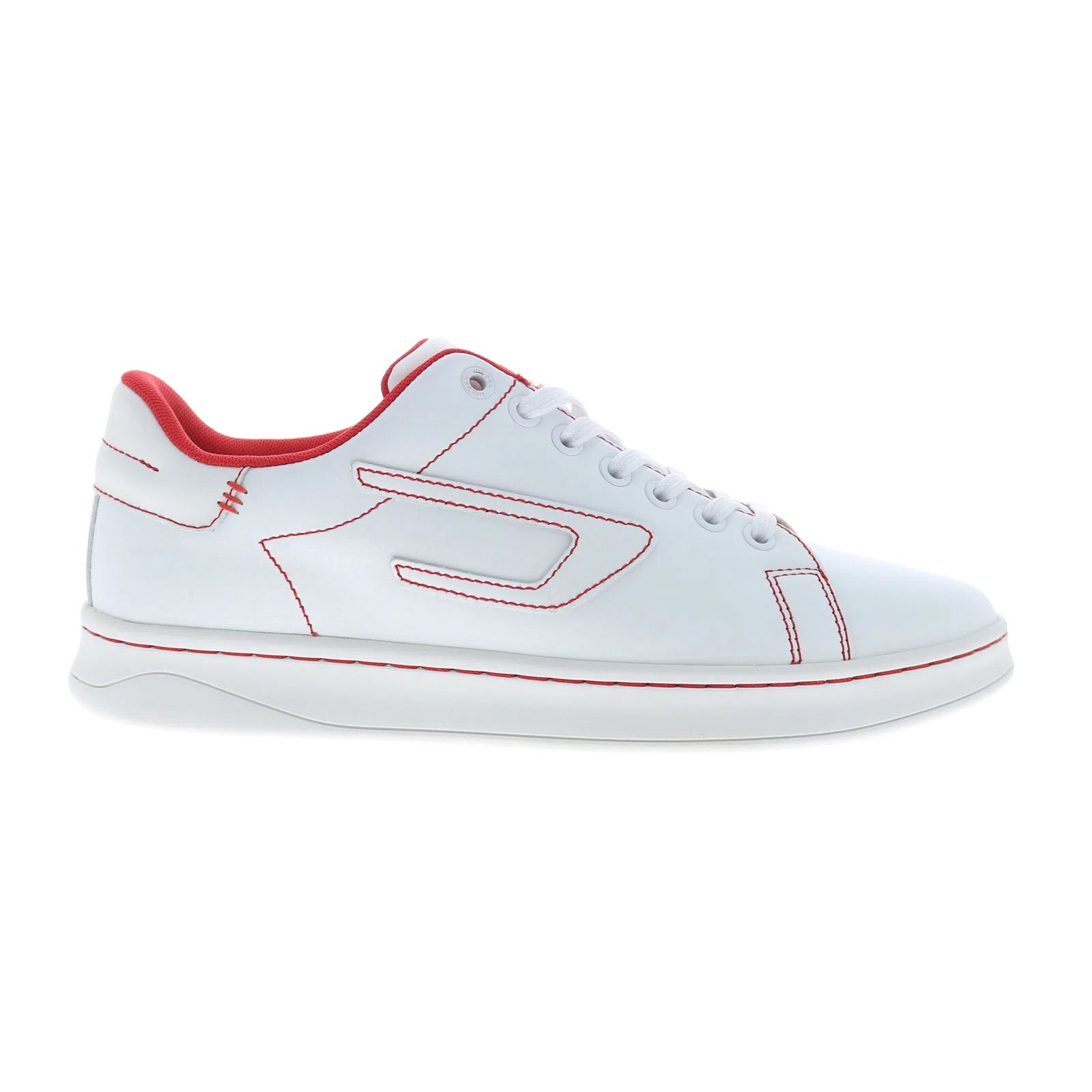 y02869-p4794-h9236_white_high_risk_red_reshoot_01 Diesel S-Athene Low Y02869-P4794-H9236 Mens White Lifestyle Sneakers Shoes - Image 1