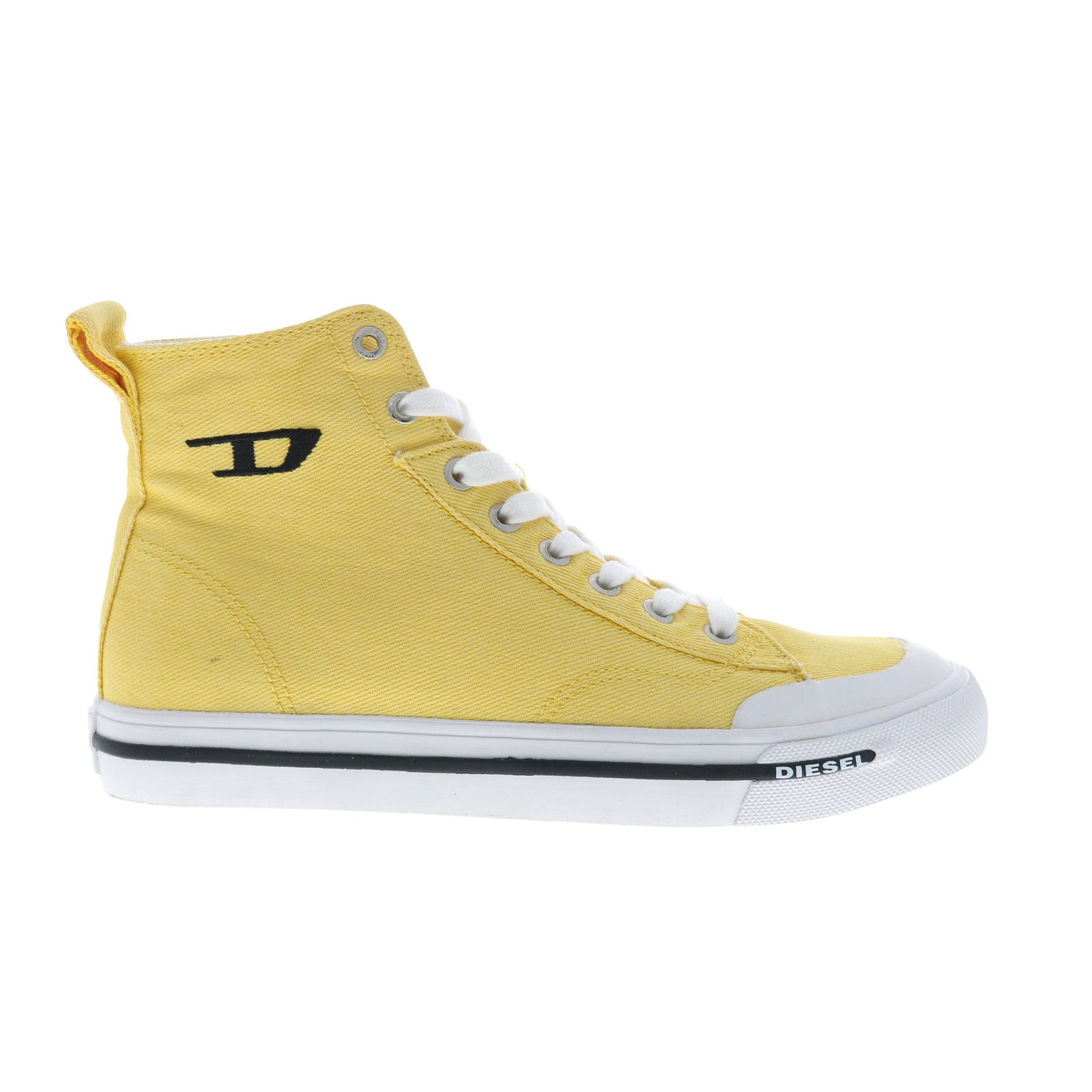 y02879-pr573-t3023_lemon_chrome_reshoot_01 Diesel S-Athos Mid Y02879-PR573-T3023 Mens Yellow Lifestyle Sneakers Shoes - Image 1
